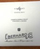 Eberhard & Co. libretto certificato di garanzia per Chrono 4 Grande Taille